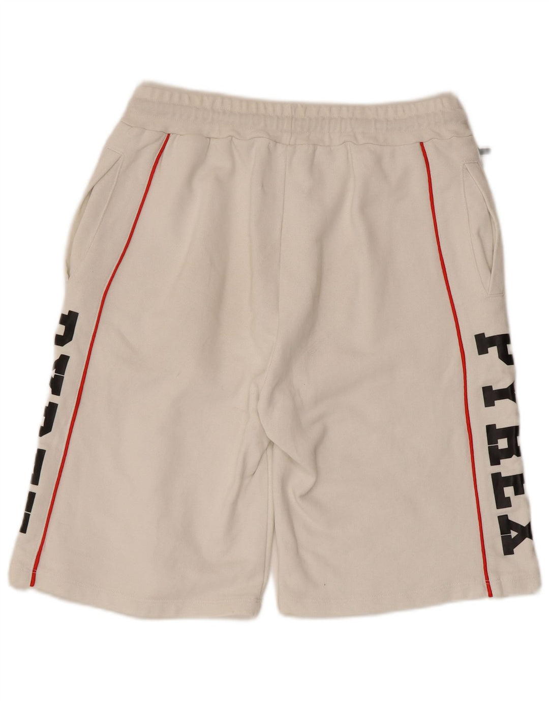 PYREX Herren-Sportshorts mit Grafik, mittelweiße Baumwolle