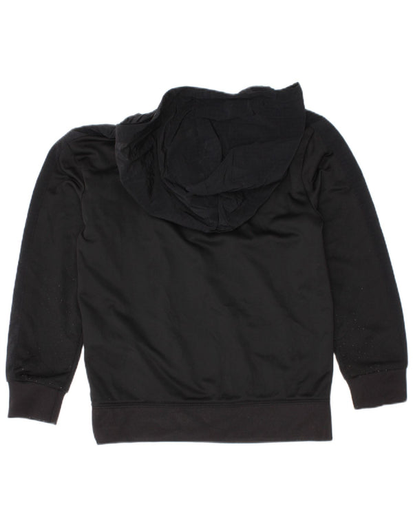 Jordan Jungen Kapuzenpullover mit Reißverschluss, 2–3 Jahre, schwarzes Polyester