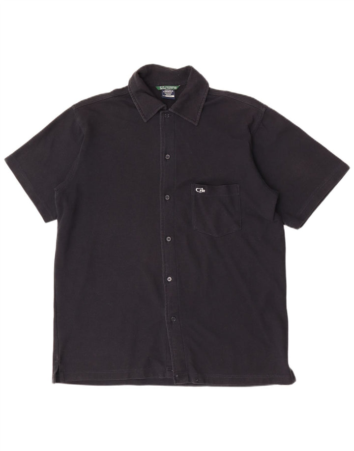 Carrera Herren Kurzarmhemd Large Schwarz