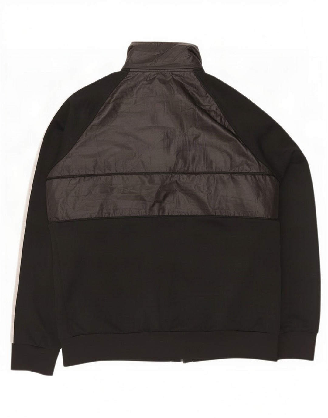 Adidas Herren-Trainingsanzug-Top-Jacke, großes schwarzes Polyester