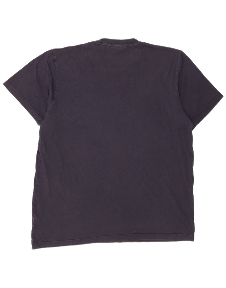 Adidas Herren Grafik T-Shirt Top XL Marineblau