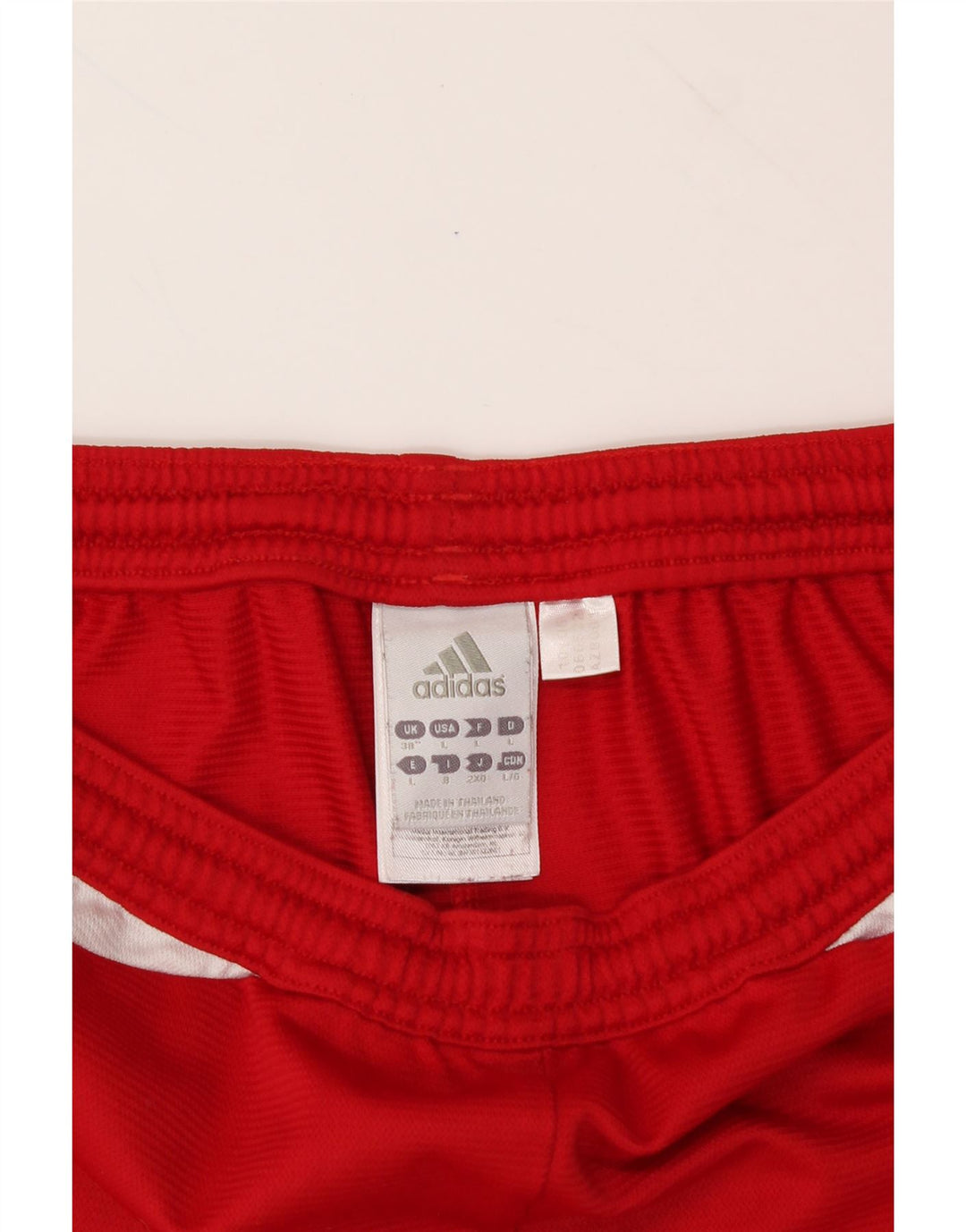 ADIDAS Mens Climalite Sport Shorts XL  Red Colourblock Polyester Vintage Adidas and Second-Hand Adidas from Messina Hembry 