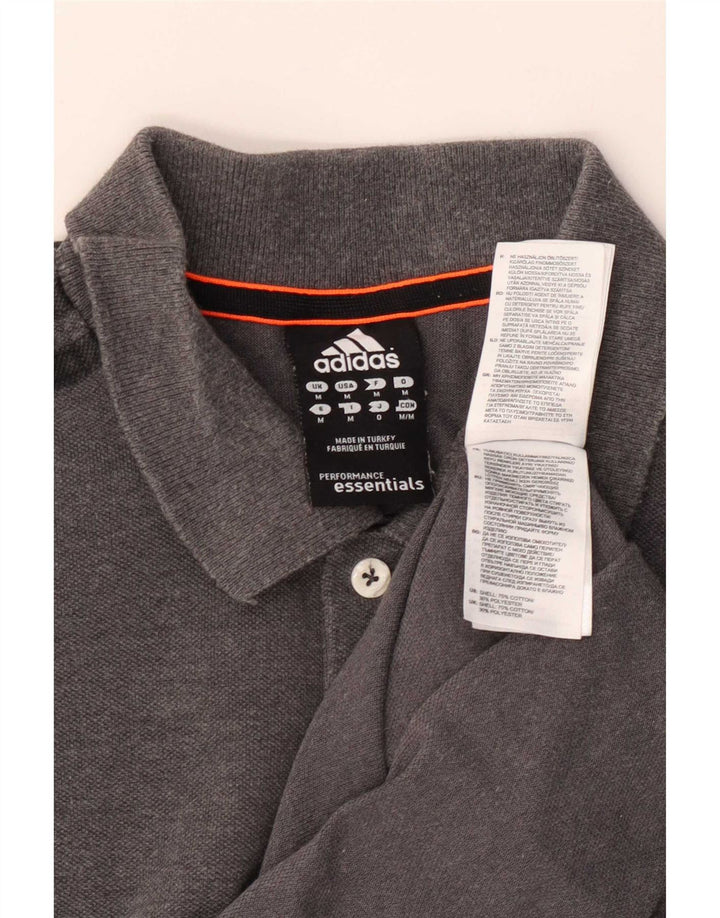 Adidas Herren Climalite Poloshirt mittelgraue Baumwolle
