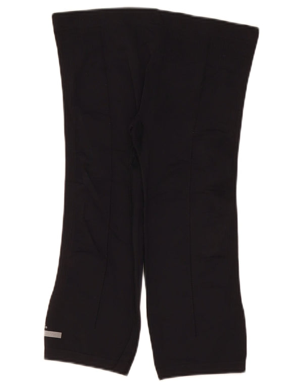 Adidas Damen Stella McCartney Capri Trainingshose UK 12 Medium Schwarz