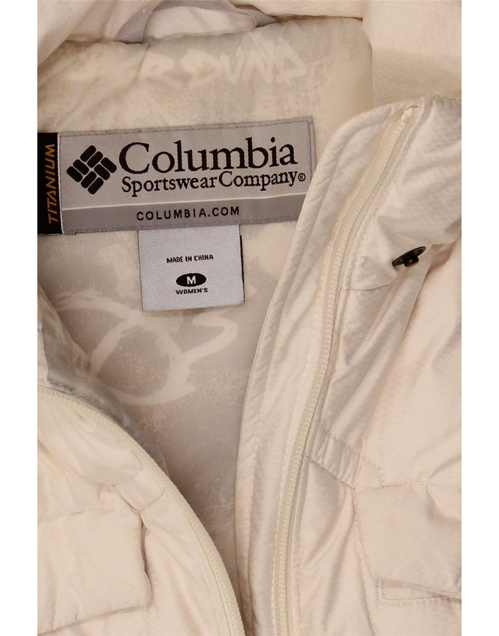 Columbia Wattierte Damenweste UK 12 Mittelweiß