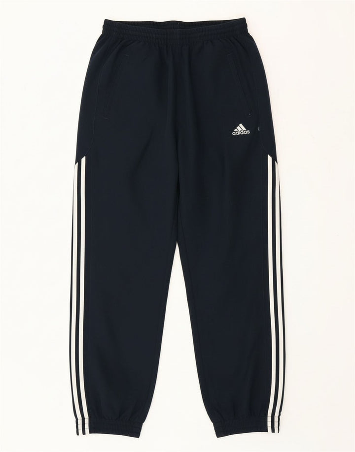 Adidas Damen Trainingshose Jogger UK 12 Medium Marineblau Polyester