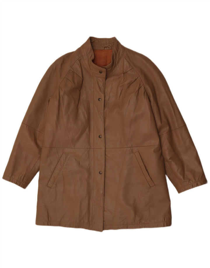 Renna Damen Lederjacke IT 50 XL Braun