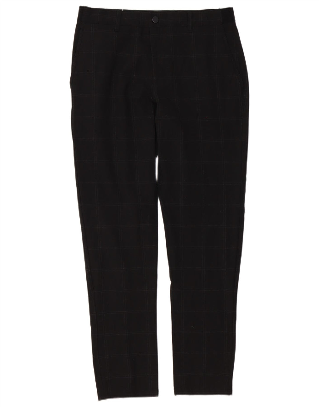 Slim-Chinohose für Herren von Zara, mittelgroß, W31, L30, schwarz kariert