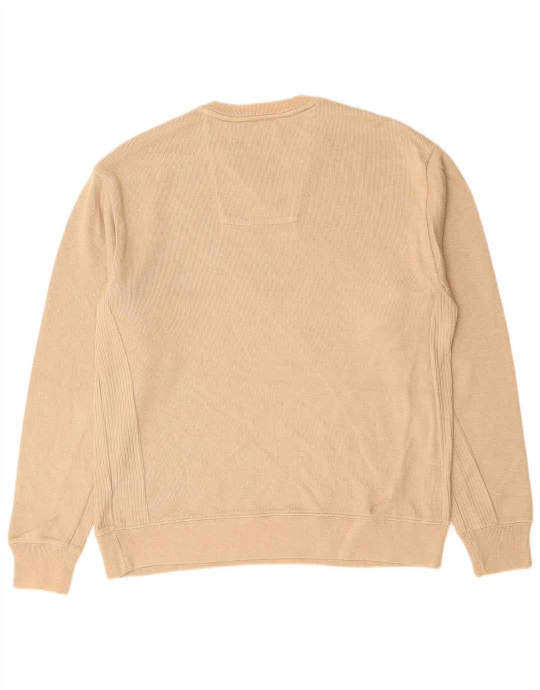 IZOD Herren-Pullover mit V-Ausschnitt, Größe S, beige, Baumwolle
