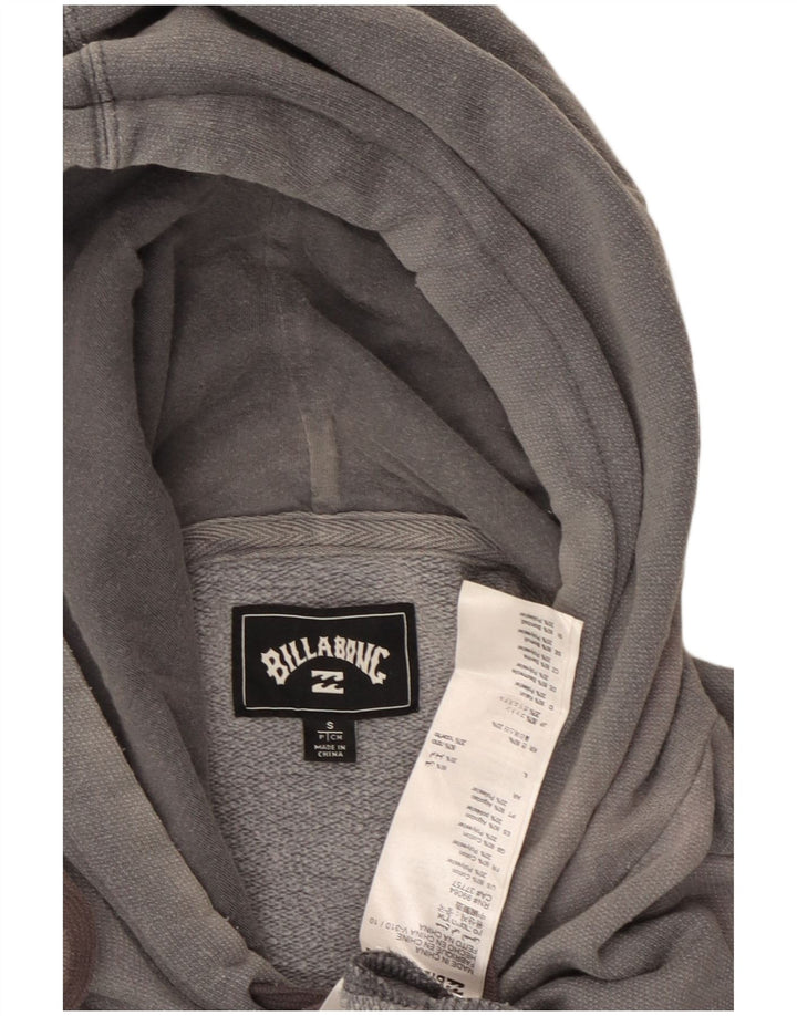 BILLABONG Herren-Kapuzenpullover mit Grafik, Größe S, Grau, Baumwolle