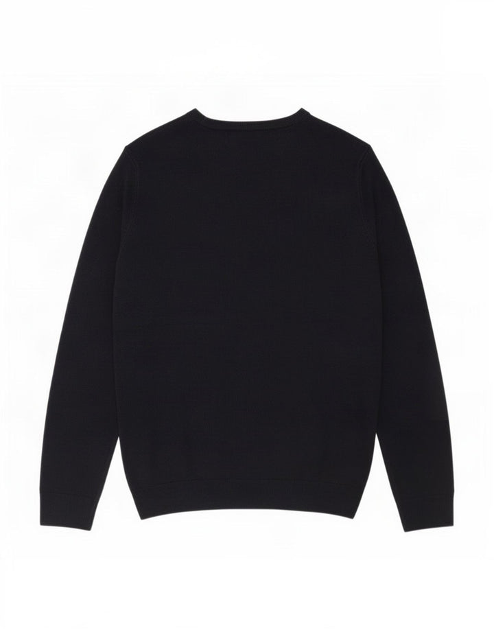 Marks & Spencer Herren-Pullover mit Rundhalsausschnitt, groß, Marineblau, Acryl