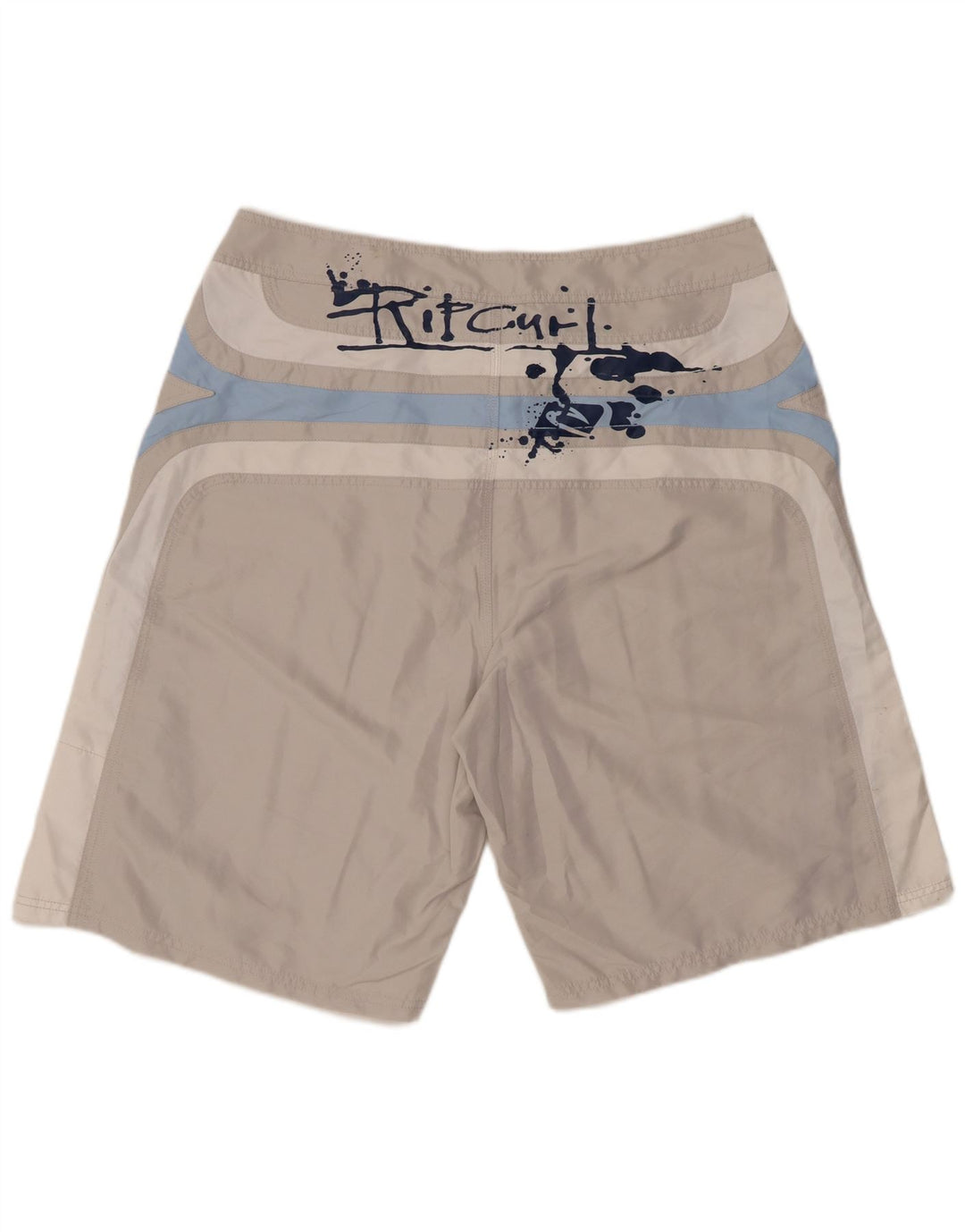 RIP CURL Herren-Badeshorts mit Grafik, XL, Grau, Farbblock-Polyester