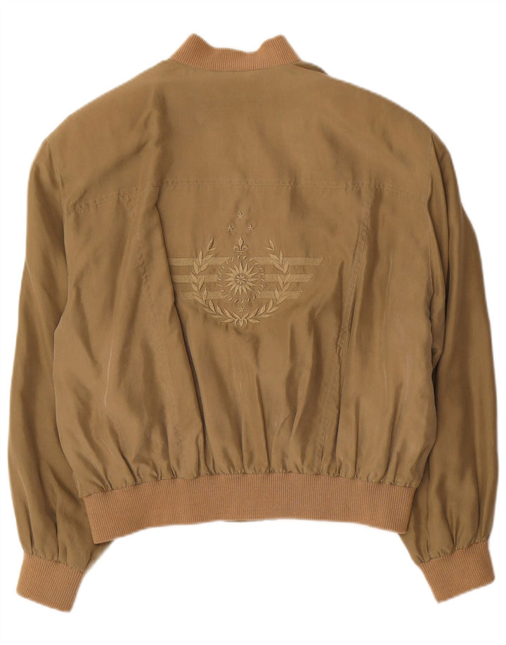 Gerry Weber Damen Übergroße Bomberjacke EU 38 Medium Khaki Silk