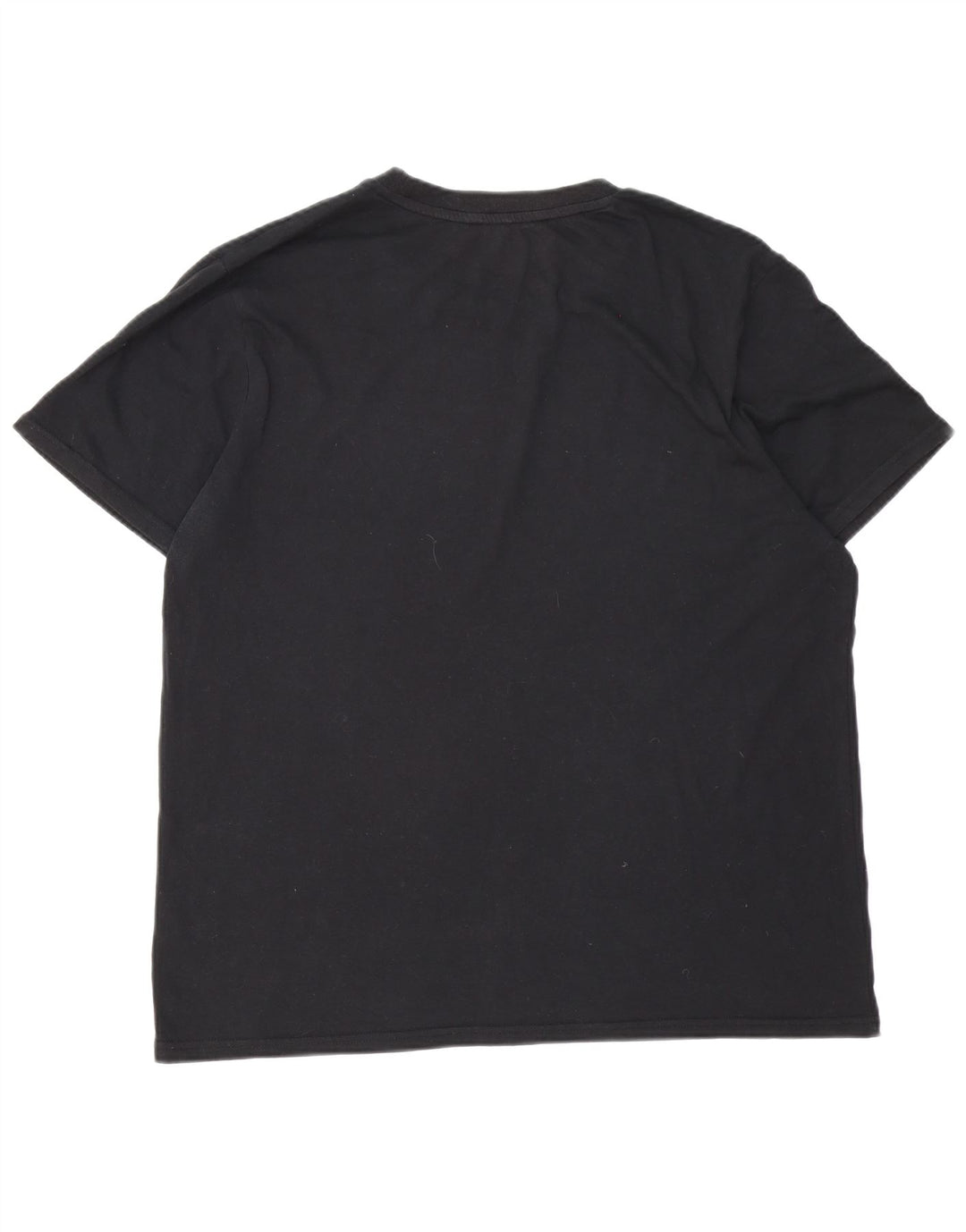 FILA Herren Grafik T-Shirt Top 2XL Schwarz Baumwolle