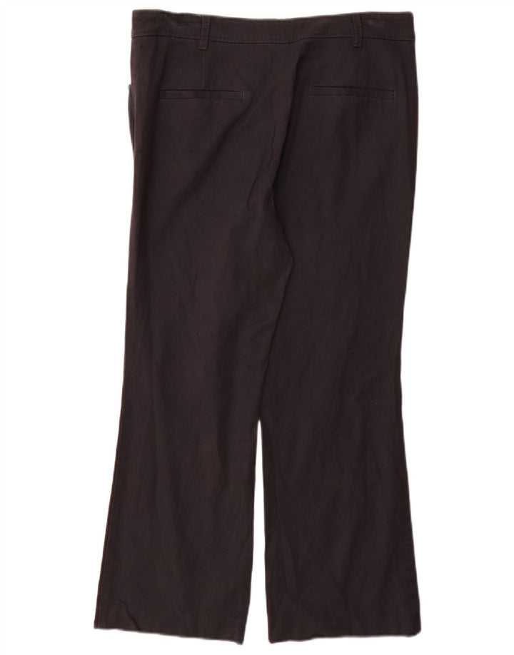 Massimo Dutti Damen Bootcut Freizeithose EU 42 Large W32 L27 Grau