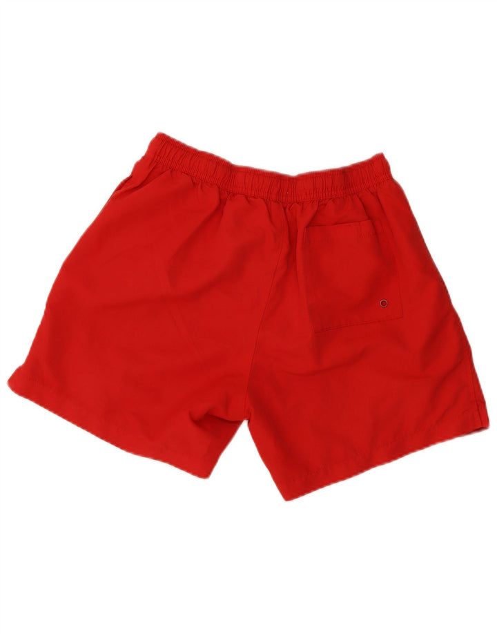 Calvin Klein Herren Badeshorts mit Grafik, Mittelrotes Polyester