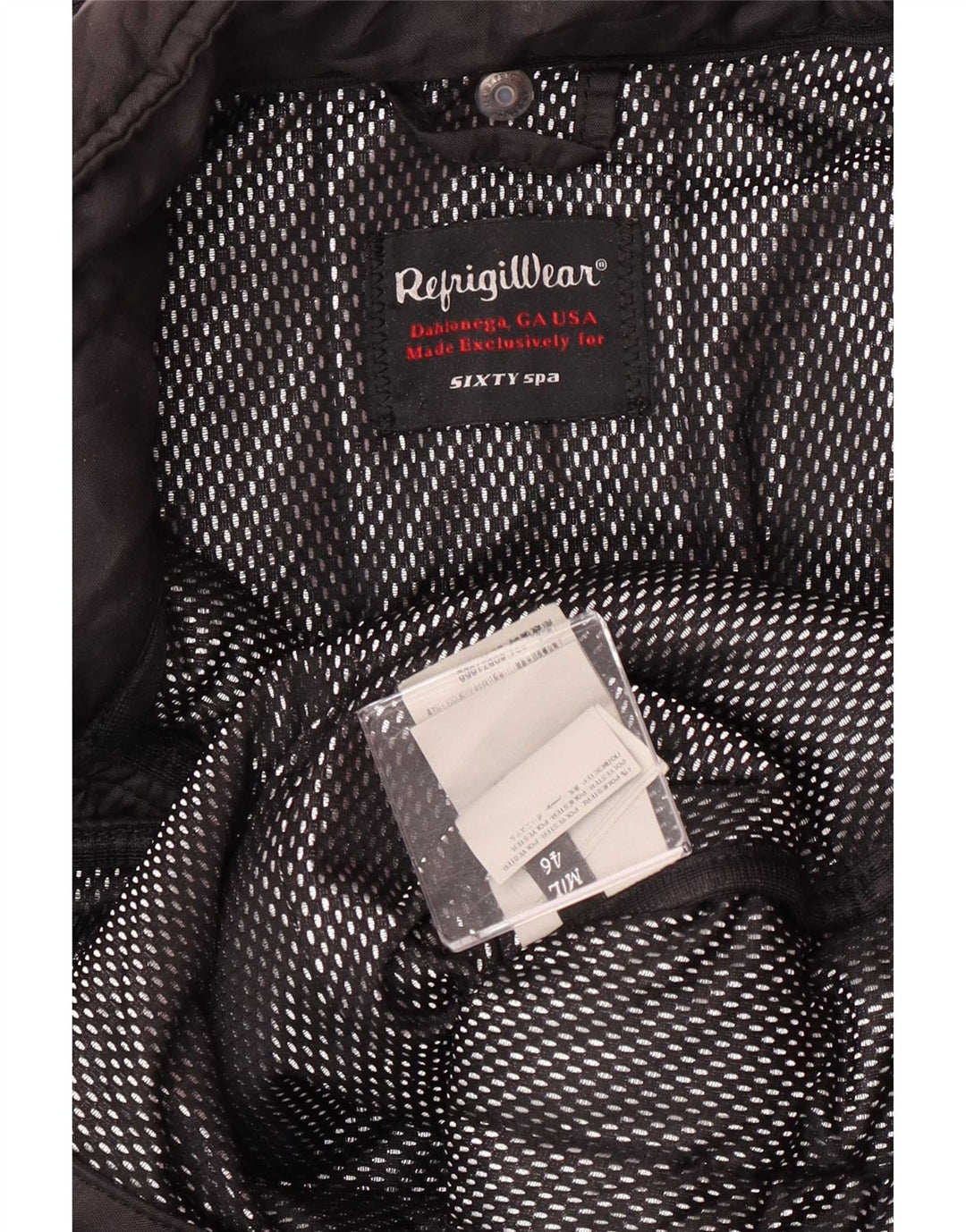 Refrigiwear Damen Sixty Spa Wattierte Jacke mit Kapuze UK 14 Medium Schwarz