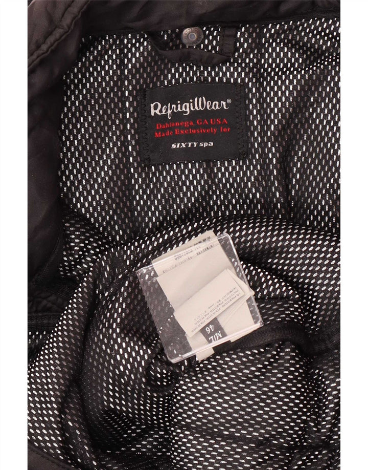 Refrigiwear Damen Sixty Spa Wattierte Jacke mit Kapuze UK 14 Medium Schwarz