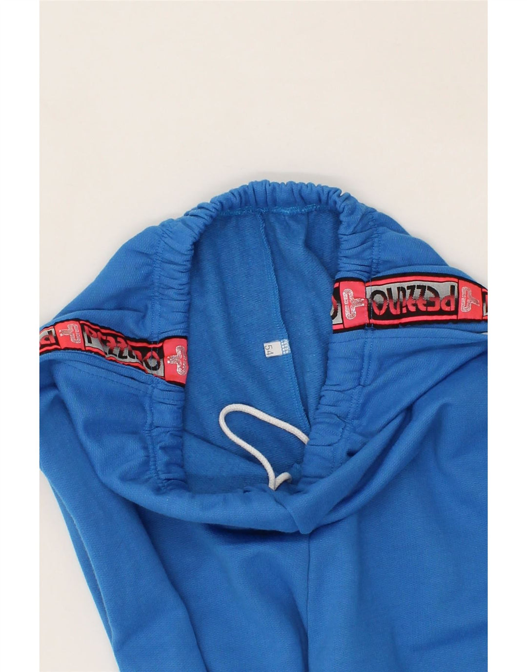 VINTAGE Damen-Trainingshose IT 54 2XL Blauer Farbblock