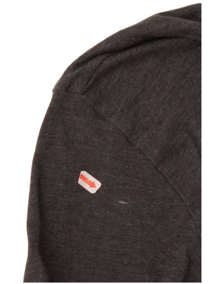 EDDIE BAUER Herren Top Langarm 2XL Grau Baumwolle