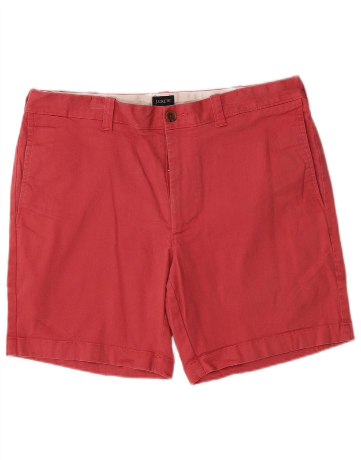 J. CREW Herren Chinoshorts W32 Mittelrote Baumwolle