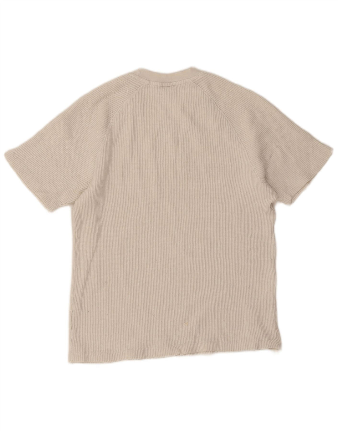 Übergroßes T-Shirt-Oberteil von Zara für Damen, UK 10, Größe S, weiße Baumwolle