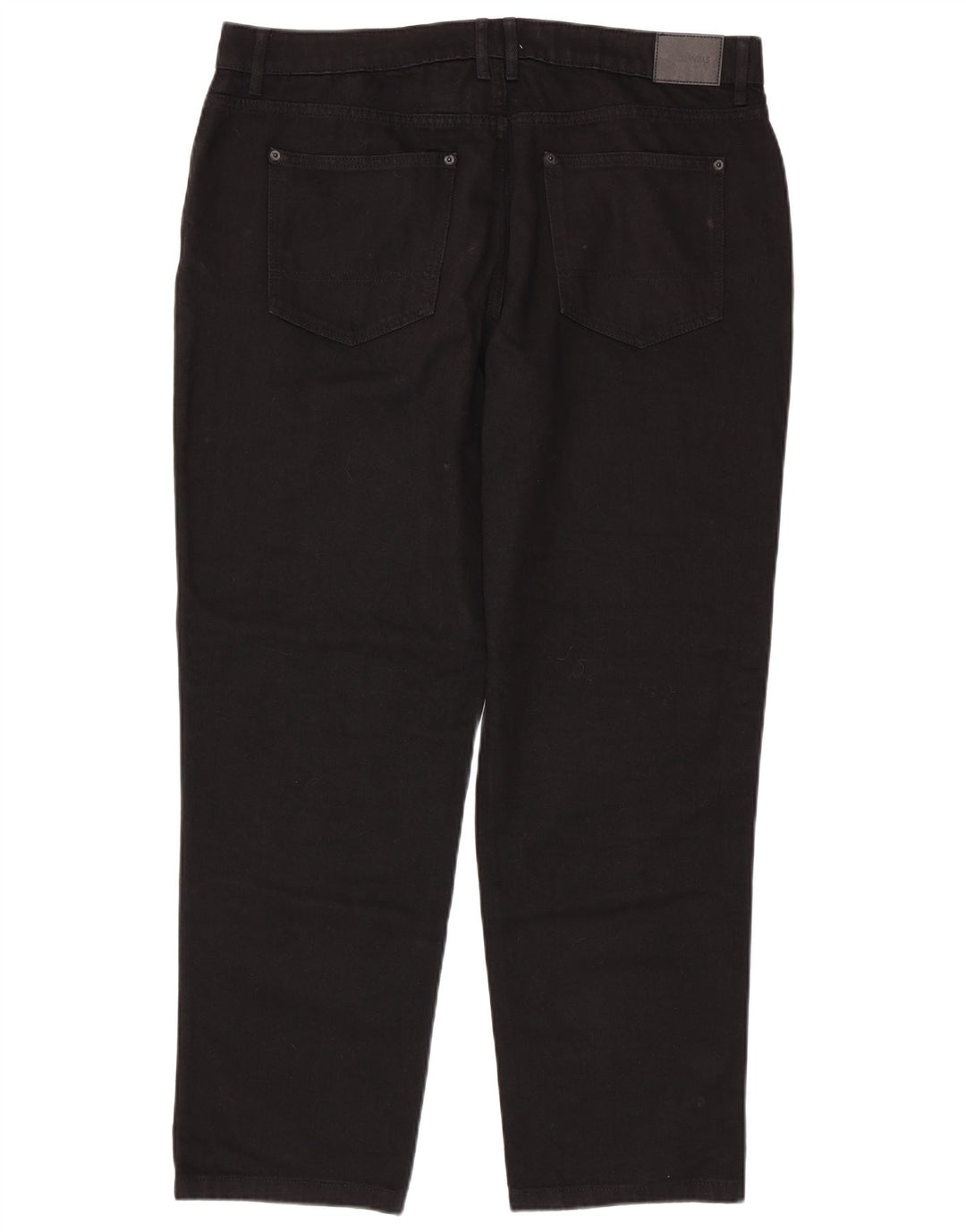 Jack Wills Herren Tapered Jeans W38 L32 Schwarze Baumwolle