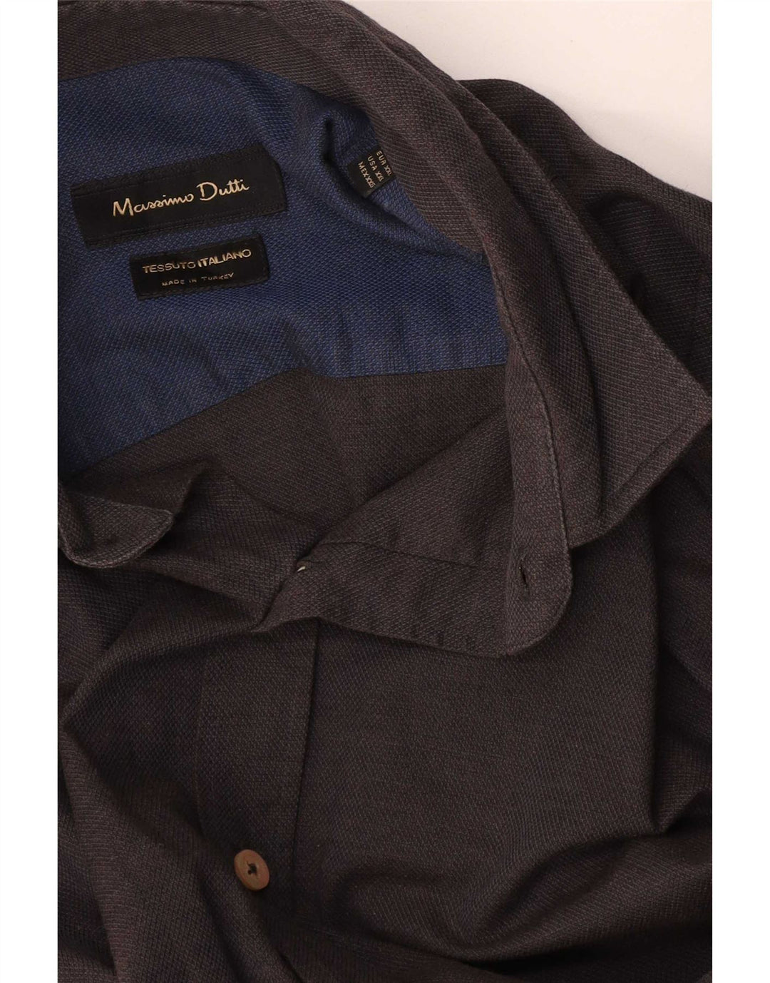 Massimo Dutti Herrenhemd 2XL Grau