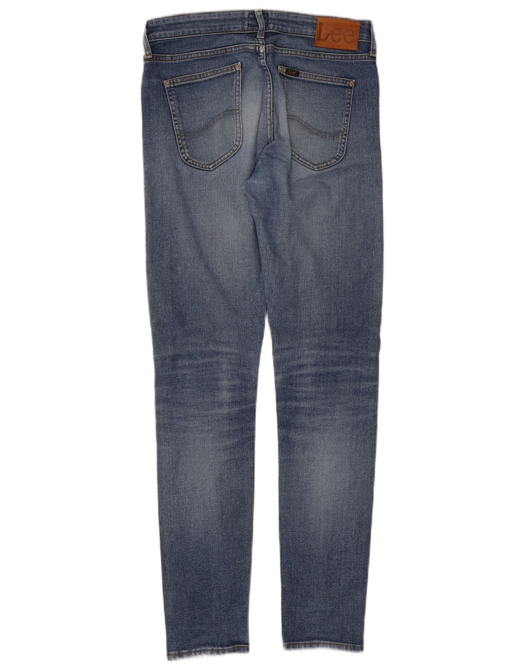 Lee Damen Malone Skinny Jeans W30 L32 Blaue Baumwolle