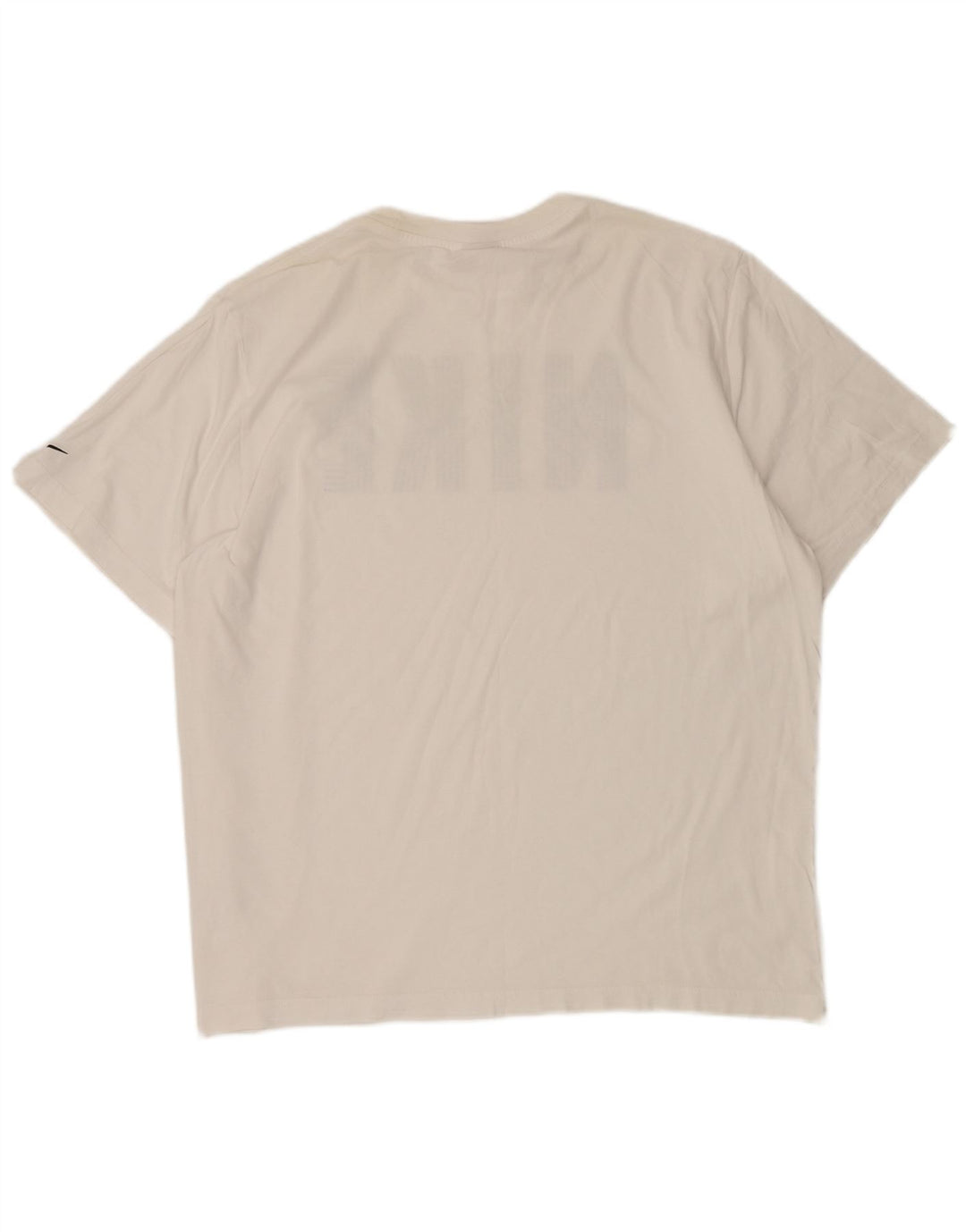 NIKE Mens Graphic T-Shirt Top 2XL White Cotton