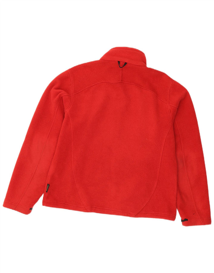 Jack Wolfskin Damen Liner Fleecejacke UK 16 Large Rot Polyester