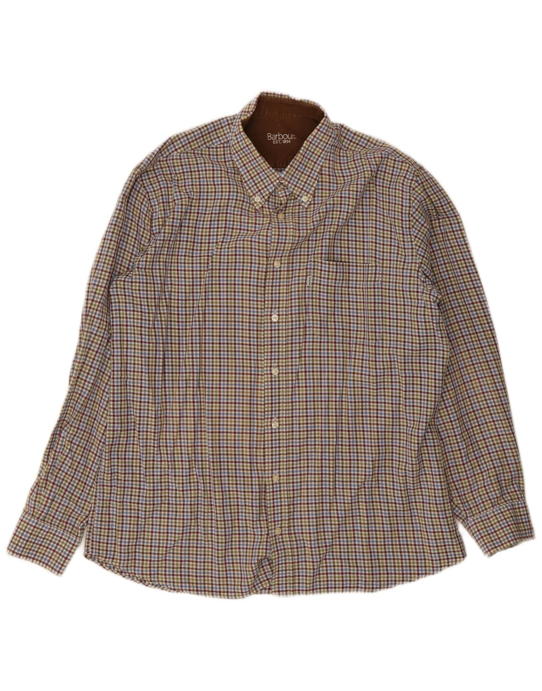 Barbour Herren Flanellhemd XL Mehrfarbig Gingham