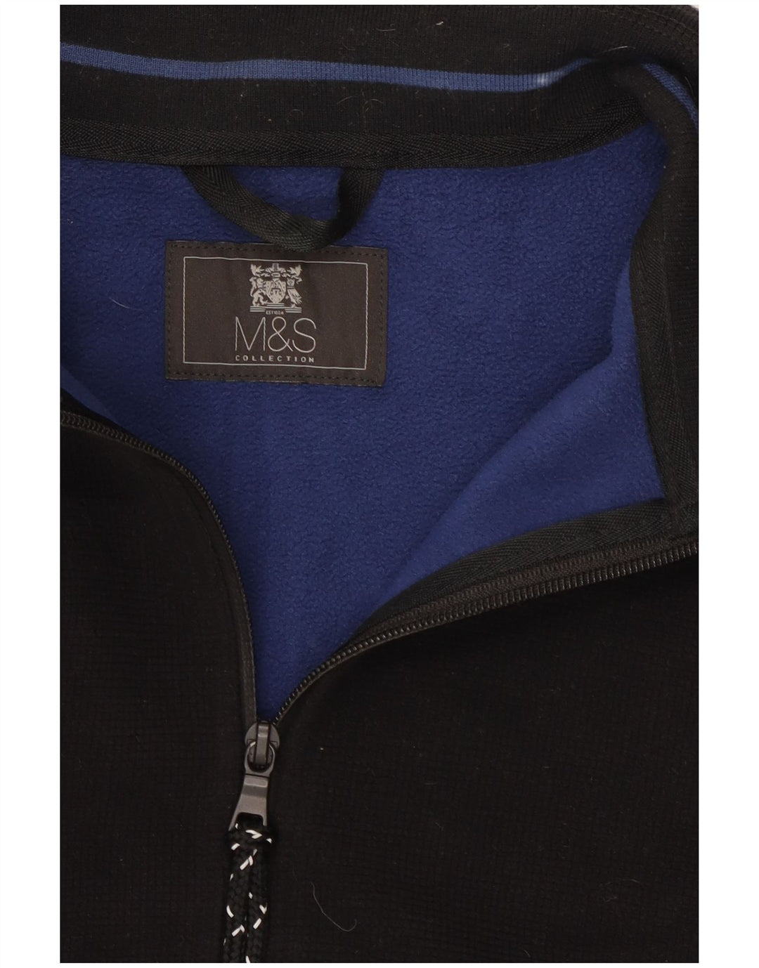Marks & Spencer Herren-Trainingsanzugoberteil, Jacke, Größe L, Schwarz