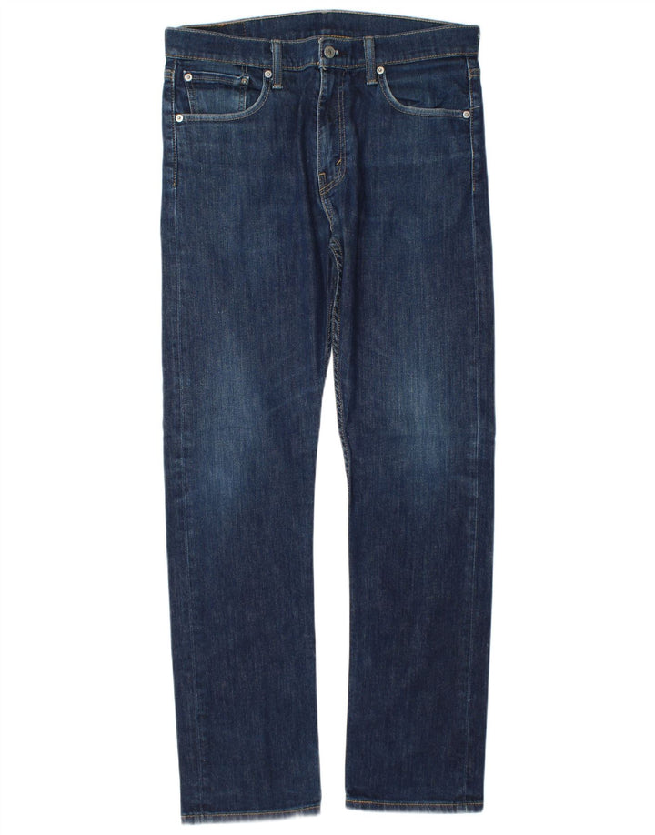 Levi's Herren 513 Straight Jeans W32 L32 Blaue Baumwolle