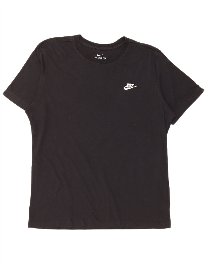 NIKE Herren T-Shirt Top Large Schwarz Baumwolle