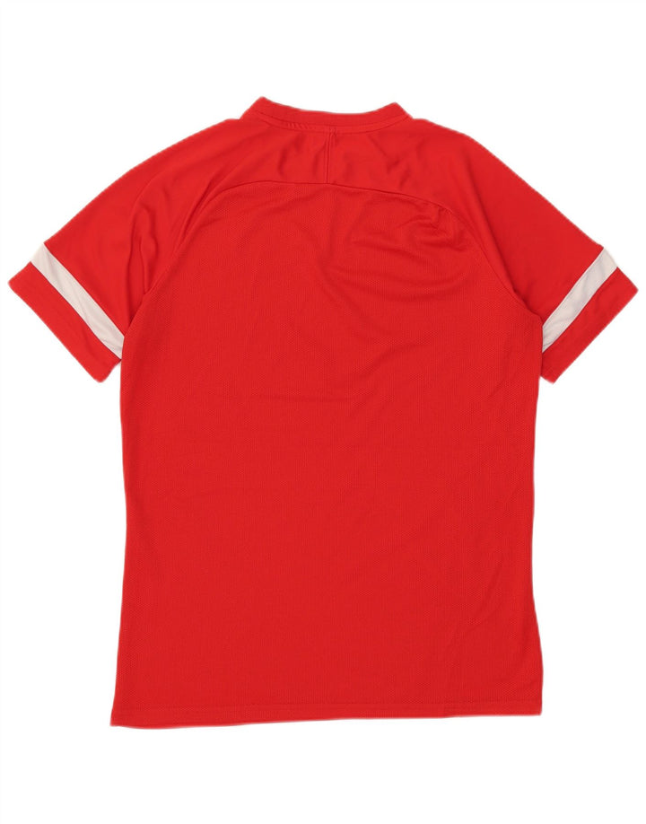 Nike Herren Dri Fit T-Shirt-Oberteil, groß, rot, Farbblock