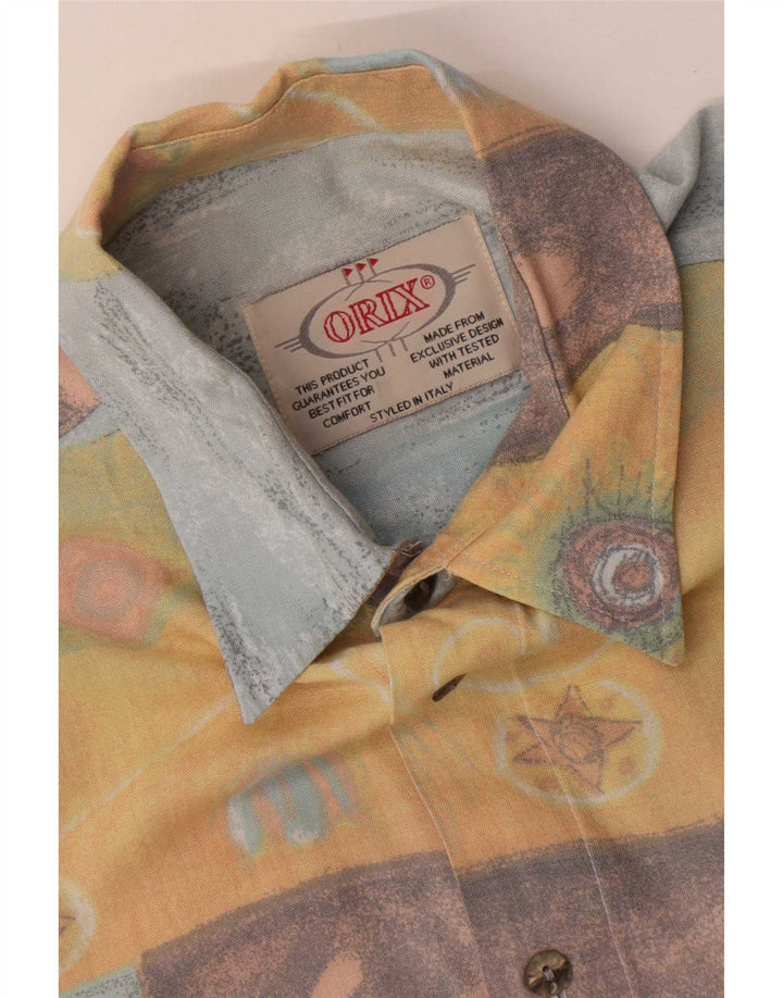 Vintage Herrenhemd Medium Mehrfarbig Patchwork