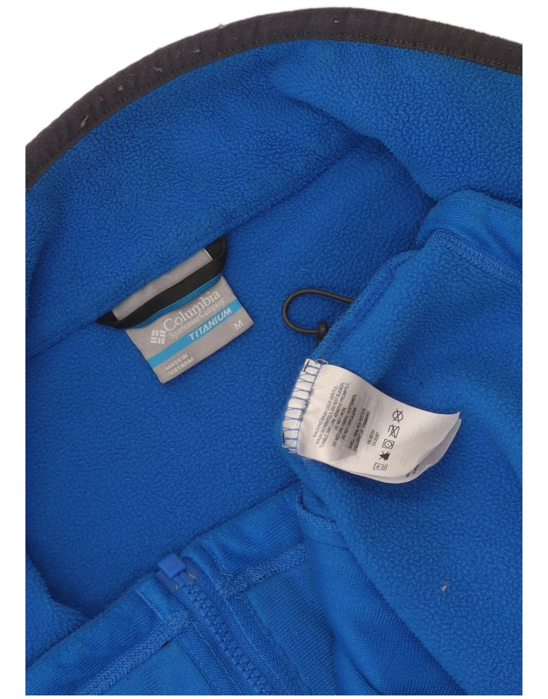Columbia Herren Titanium Fleecejacke UK 38 Mittelblaues Polyester