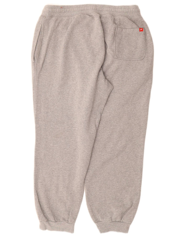 Nike Herren-Trainingshose, Jogginghose, XL, grau gefleckte Baumwolle