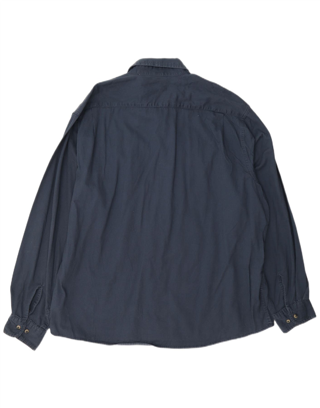 Wrangler Herrenhemd 2XL Marineblau aus Baumwolle