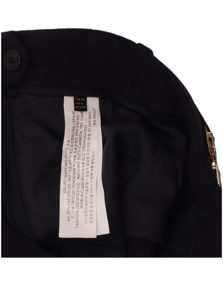 MASSIMO DUTTI Damen Chinohose EU 40 Medium W30 L28 Marineblau