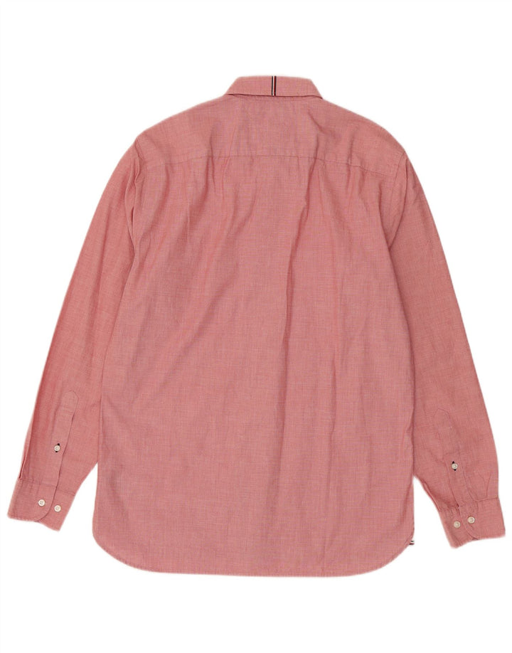 Tommy Hilfiger Herren-Hemd mit normaler Passform, Mittelrosa aus Baumwolle