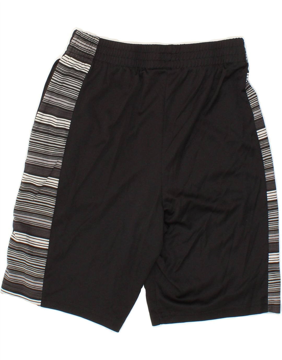 CHAMPION Boys Sport Shorts 14-15 Years  Black Striped Vintage Champion and Second-Hand Champion from Messina Hembry 