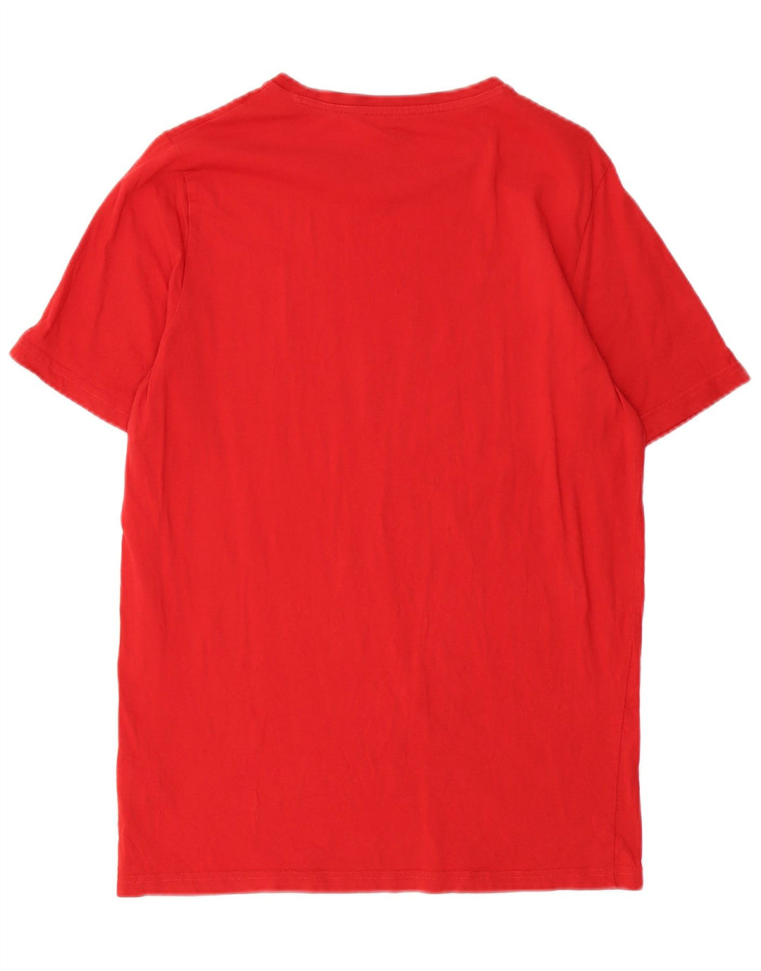 PUMA Herren Grafik-T-Shirt-Oberteil aus mittelroter Baumwolle