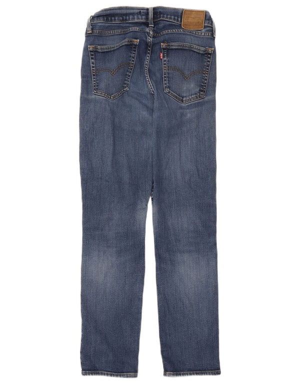 Levi's Damen 724 Distressed High Rise Straight Jeans W30 L30 Blaue Baumwolle