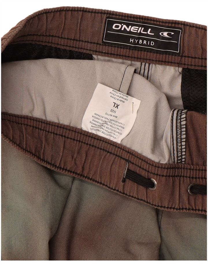O'Neill Sportshorts für Jungen, 13–14 Jahre, XL, kastanienbraunes Batik-Polyester