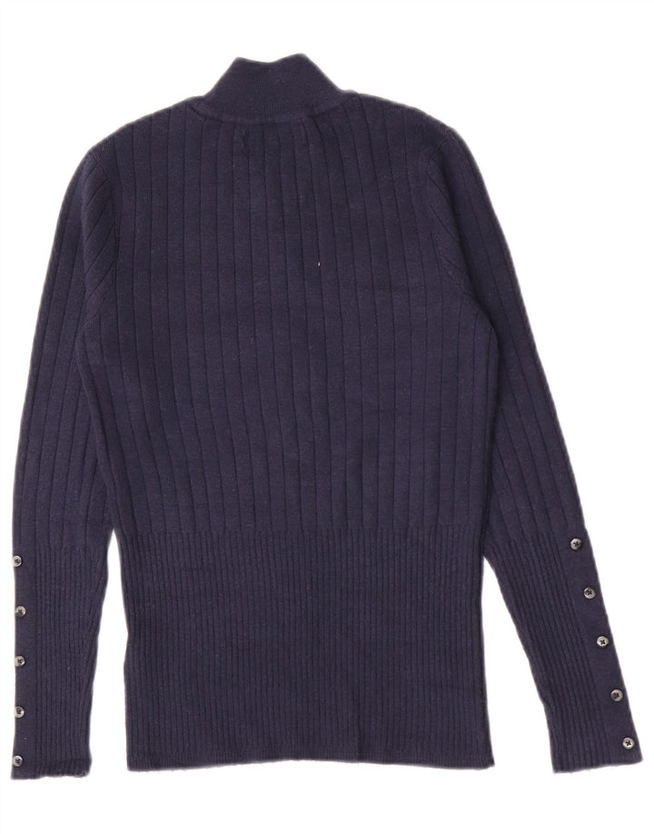 Marks & Spencer Rollkragenpullover für Damen, Gr. 10, Marineblau