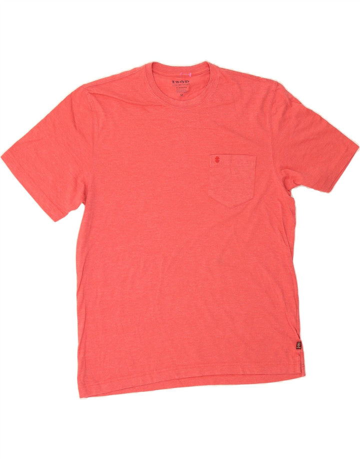 IZOD Mens T-Shirt Top Medium Red Cotton Vintage Izod and Second-Hand Izod from Messina Hembry 