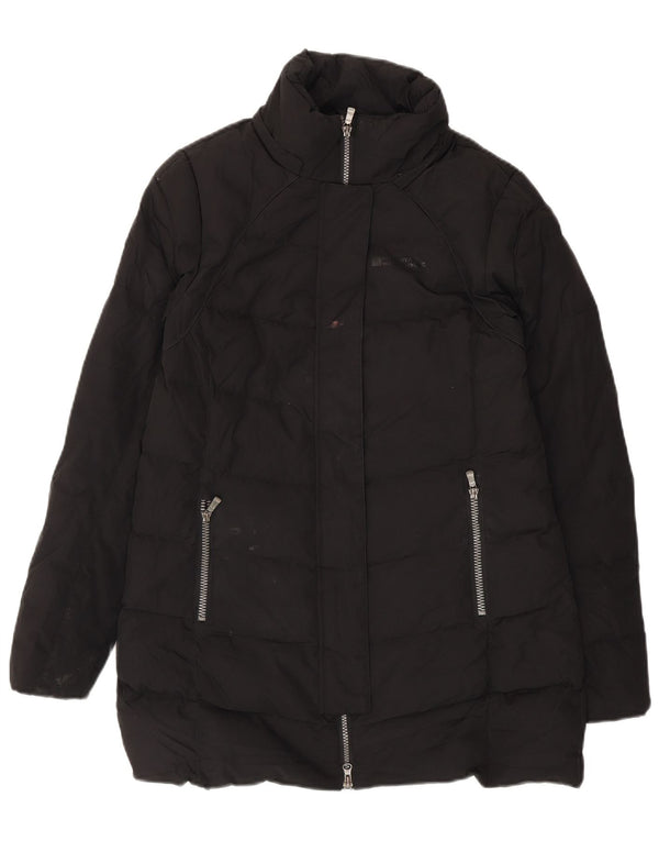 Mountain Warehouse Wattierter Damenmantel UK 10 Small Schwarz Polyester
