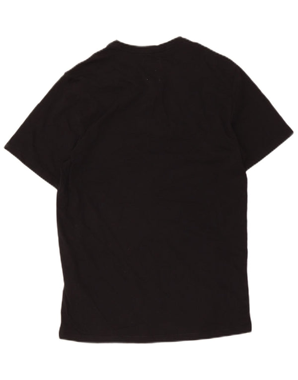 Guess Herren Grafik T-Shirt Top UK 34 XS Schwarz Baumwolle